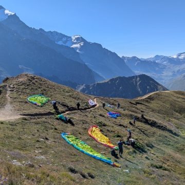 stage parapente 5 jours à Bourg saint Maurice les Arcs