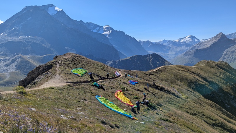 stage parapente 5 jours à Bourg saint Maurice les Arcs